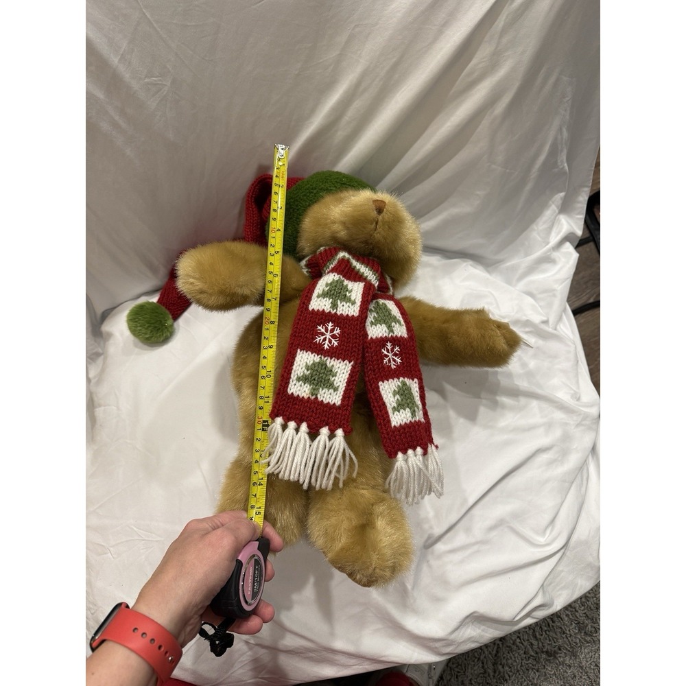 Dillards Christmas Teddy Bear Plush Toy 18 inch Plush w/ Scarf Vintage 2003 NWT - Picture 15 of 15